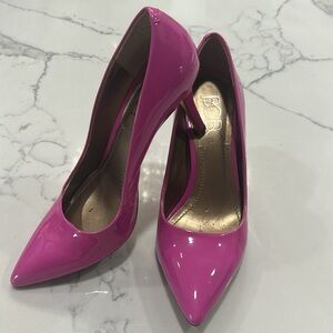 BCBG Paris Barbie Hot Pink Patent Heels. Size‎ 71/2 B